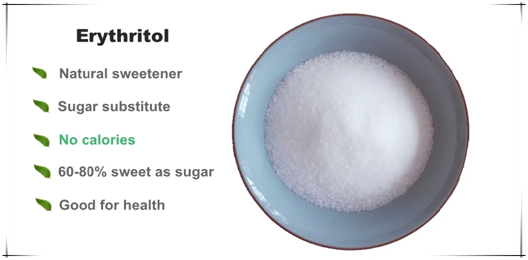 Food Grade Sweetener Erythritol CAS 149-32-6 30-60 Mesh
