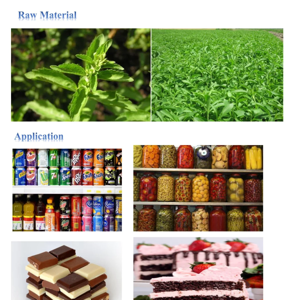 Food and Beverage of Sweeter Organic Stevia Leaves Extract From China