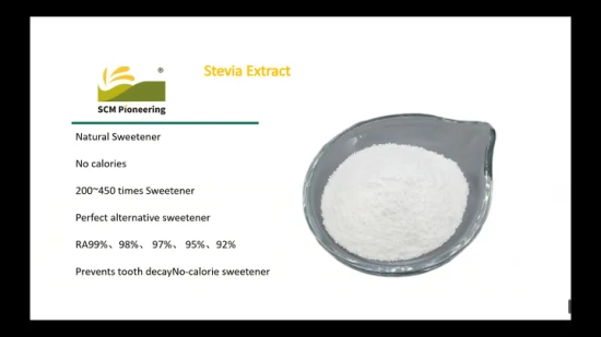 Natural Sweetener Stevioside Stevia Extract (Ra99) No Calories Stevia Ra99