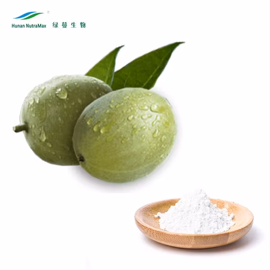 High Quality Sweetener Mogroside Yellow-White to Brown Fine Powder Tlc Sweet V 25% Monk Fruit Extract