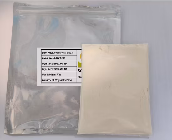 Organic Sugar Substitute Monk Fruit Extract Mogroside V Monk Fruit Extract Powdercas: 88901-36-4